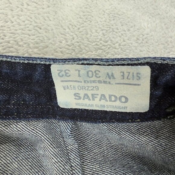 Diesel Safado Slim Straight Denim Jeans Men’s Size 30x32 Made in USA - Picture 9 of 12